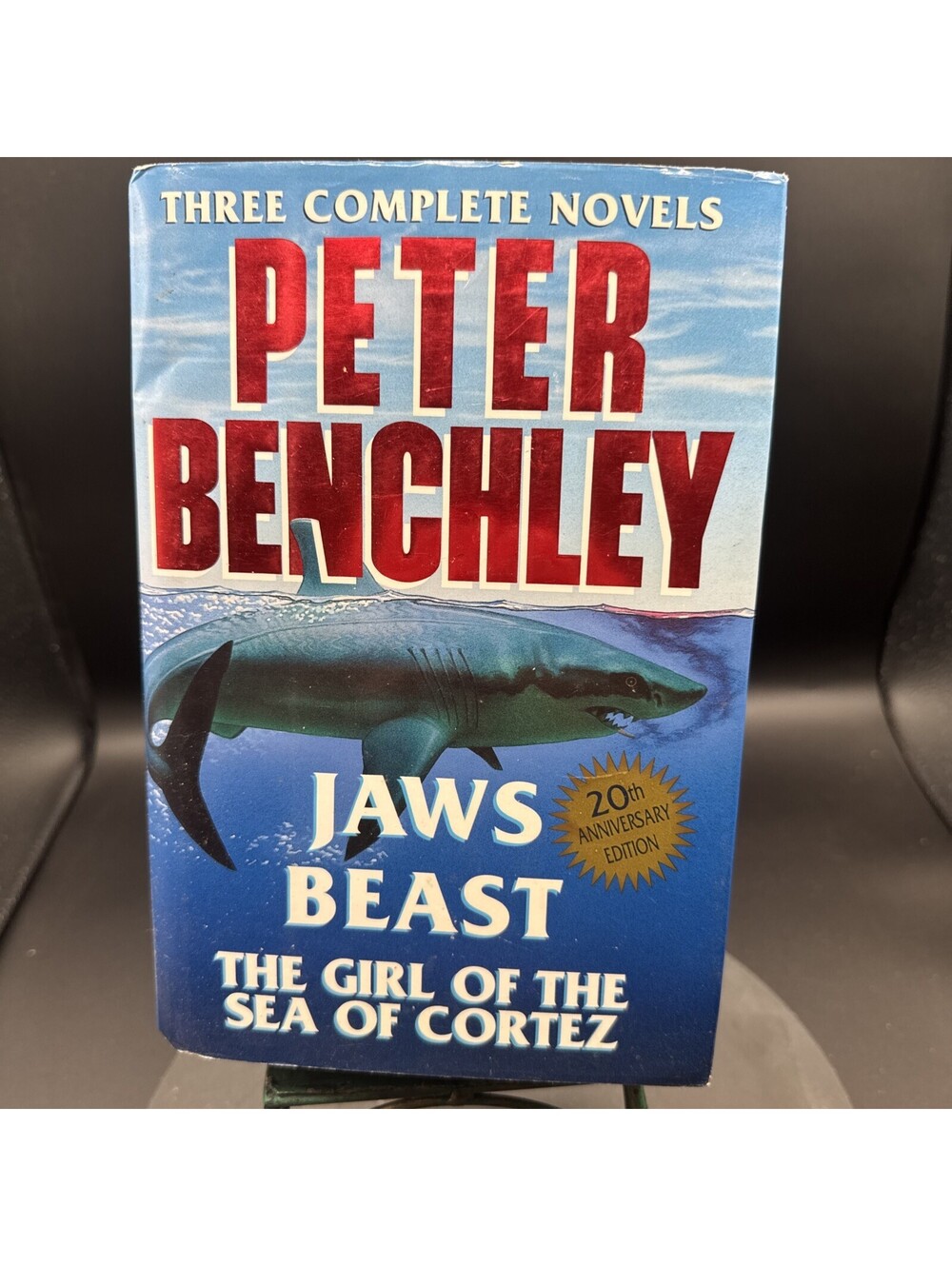 RARE! Jaws, Beast, The Girl of the Sea or Cortez by Peter Benchley 3-in-1 FINE!